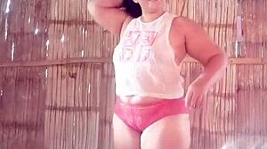i'm like, hermosa madura latina dances horny in lingerie umm...