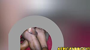 Ever seen a big ebony ass stretched by massive cock doggystyle?