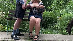 Mother-in-law spreads tits for my hot cum load 😍💦