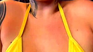 training at copacabana gym in see-through bikini with friend guys stared at our wet pussies