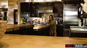 huge tits ebony milf caught masturbating gets licked and fucked by busty babe