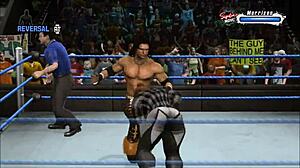 hey marrisa takes on john morrison in wild wrestling fetish match