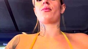 training at copacabana gym in see-through bikini with friend guys stared at our wet pussies