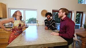 taboo thanksgiving slut chloe kreams gets double stuffed by aderes quin and steve rickz