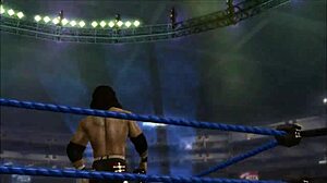 hey marrisa takes on john morrison in wild wrestling fetish match