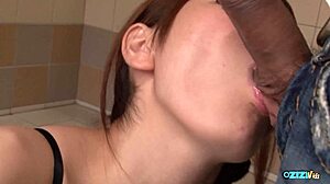 omg her small perky tits bounce wildly as vibrator toys squirting asian cunt!!