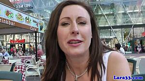 british mature in heels gets pussy licked closeup then toys it