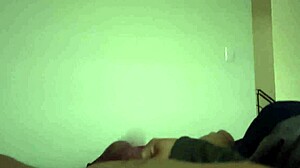 VERY HOT LATINA JERKING HUGE COCK WITH LOUD MOANS TO MASSIVE CUMSHOT ORGASM
