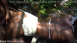 journalist ditches africa doc for doggystyle pounding skinny ebony tribe pussy outdoors?