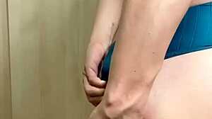 swim club girl in swimsuit gets anal trained hard