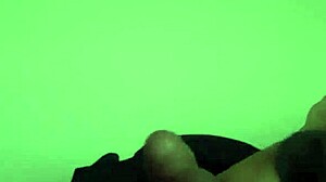 VERY HOT LATINA JERKING HUGE COCK WITH LOUD MOANS TO MASSIVE CUMSHOT ORGASM