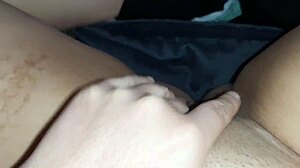 two 18+ dorm students spread legs masturbate wet pussies facing each other