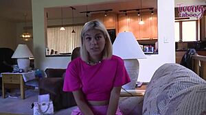 blonde lilith grace, you ready for me fucking boss seth brogan deep in doggystyle creampie?