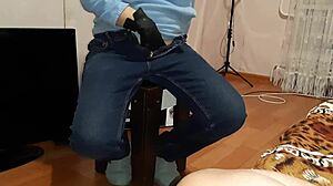 two 18+ dorm students spread legs masturbate wet pussies facing each other