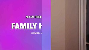 petite blonde angie lynx bent over for wild missionary pounding in family house?