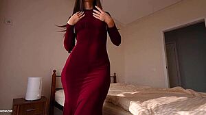 Step Mom Catches Step Son's Morning Boner Helps Cum On Big Round ASS