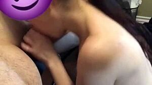 Latina Slut Dances Then Swallows Husband's Hot Cum Load!