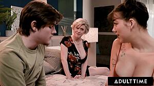 hey stepson ever wonder how dee williams trains you to pound her ass in this hot 3-way with lilith grace?