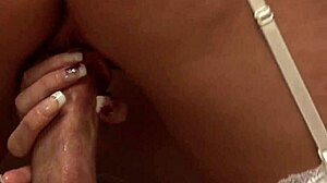 blonde milf mommy bent over bed for deepthroat and doggystyle assfucking