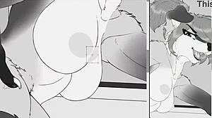 furry girl spreads wet pussy in bathtub timelapse shower tease