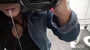 Watch me flash tits and fuck outdoors publicly