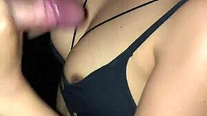 i flashed my tanned latina ass at swingers house then sucked boss cock while hubby jerked