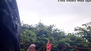 heart racing from risky public park handjob on hard cock for hot stranger i just flashed