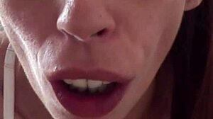 Candie cross bites lip sliding tiny ass onto shaft raw anal bounce