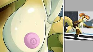 furry girl spreads wet pussy in bathtub timelapse shower tease