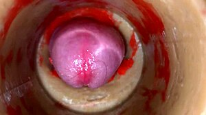 camera shoved deep in my tight pussy catching that huge cum explosion blast 4k