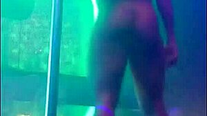 lenev8 sneaks into swing club strips bare and fucks stranger on pole in cabins
