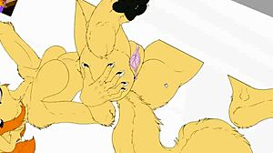 furry girl spreads wet pussy in bathtub timelapse shower tease