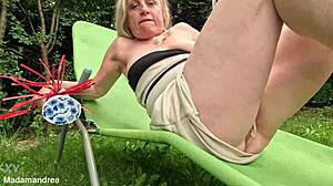 wanna see this mega dildo stretch my prolapsed pussy wide open?