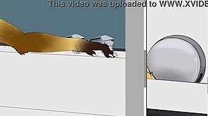 furry girl spreads wet pussy in bathtub timelapse shower tease