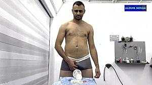 damn that industrial fleshlight takes a brutal pounding from this horny dude