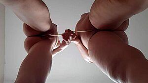Stepsisters masturbate clits with sushi chopsticks