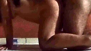 wow couple fucks hard on hotel balcony new year's eve!