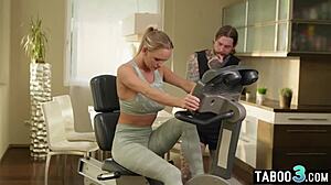 i train my big boobed blonde milf's tight asshole