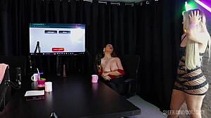 watch charllottye and bruna carlos in sheer red bora cast compilation