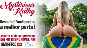 whoa this tanned brazilian teen slut rides huge dildo squirting everywhere complete on red