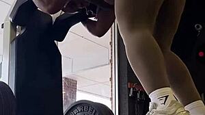 Sexy Big Ass Workout Tease at the Gym on Instagram