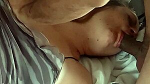 Zebra Dress Fuck Purple Satin Panties Rimming Blowjob!