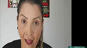 Mama Solo Punheta Guided By Big Tits Brazilian Cougar Milf