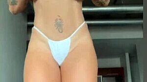 try not to cum watching strong muscular milf kortney olson's thick athletic ass shake in this hot compilation