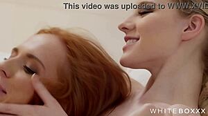 hey this erotic threesome with anal cowgirl and cum covered models goes all out part 17
