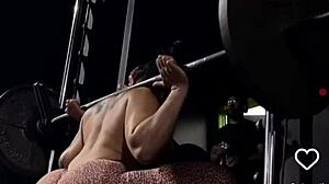Sexy Big Ass Workout Tease at the Gym on Instagram