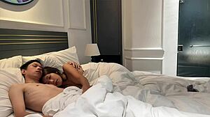 wanna wake up to fucking my hot asian gf's tits and shaved pussy every morning?