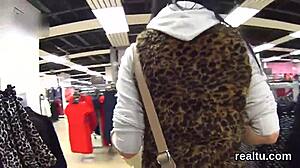 ADORABLE CZECH TEEN SEDUCED IN SHOP STRIPTEASED PANTIES RIPPED POUNDED HARDCORE POV
