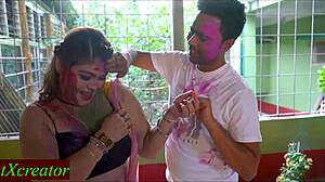 indian couple goes wild swapping partners at holi party with hot dirty sex talk