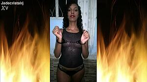 friend frees handcuffed jade kush sparking their wild lingerie party